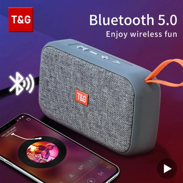 T&G TG506 Mini Portable Bluetooth Speaker – With FM Radio