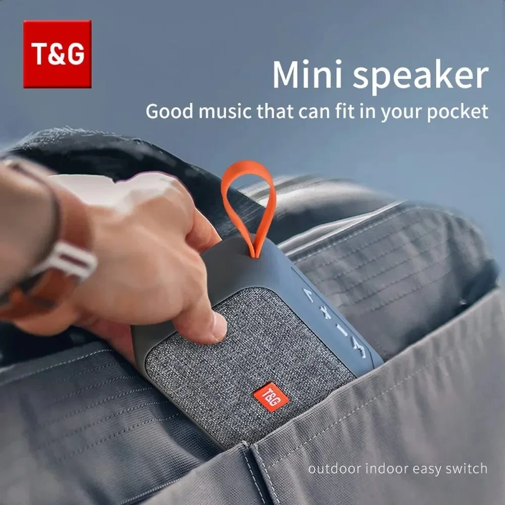 T&G TG506 Mini Portable Bluetooth Speaker – With FM Radio Image 4