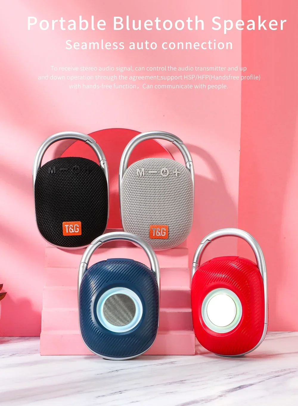 TG321 Mini Portable Bluetooth Speaker – Outdoor Waterproof Image 6