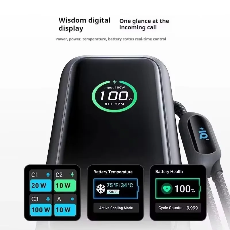 Anker Zolo 25000mAh Power Bank – 165W Fast Charging with Built In Retractable Cables Image 5