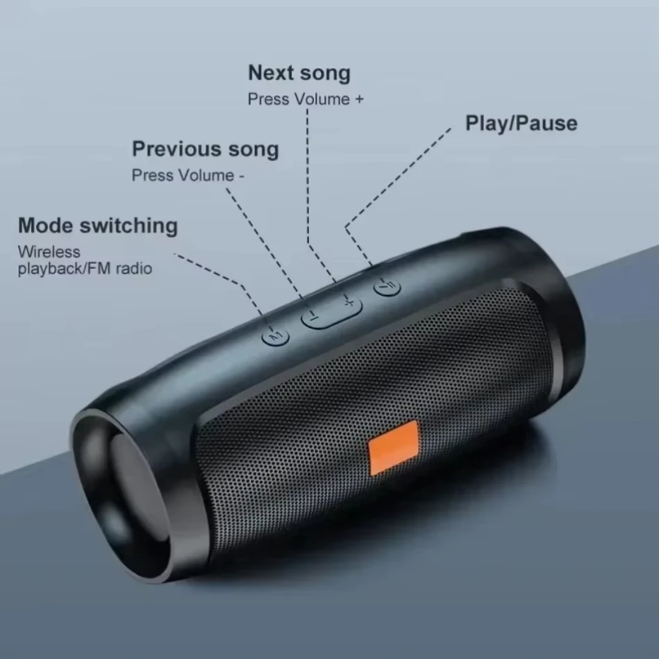 Lenovo Portable Bluetooth Speaker – Dual Stereo Wireless Speaker Image 2