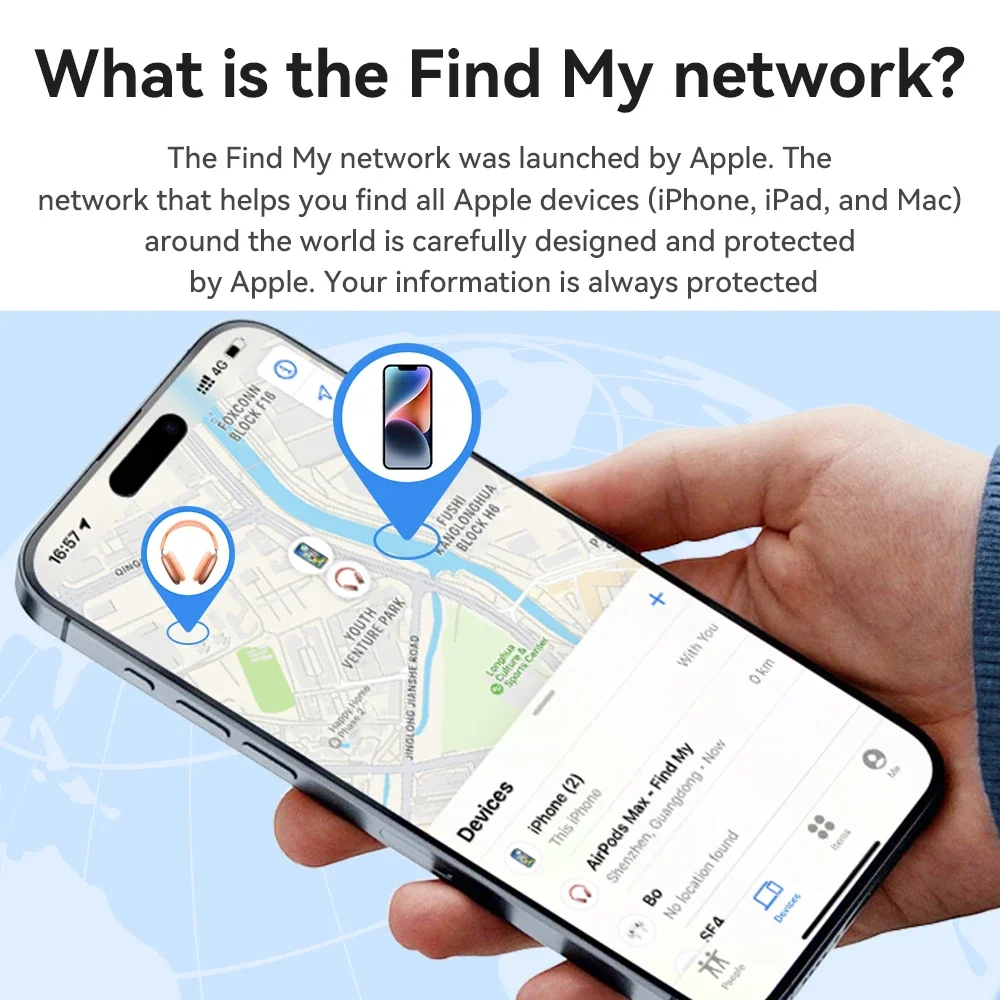 E94 Smart Bluetooth Tracker – Item Locator Compatible with Apple Find My Image 3